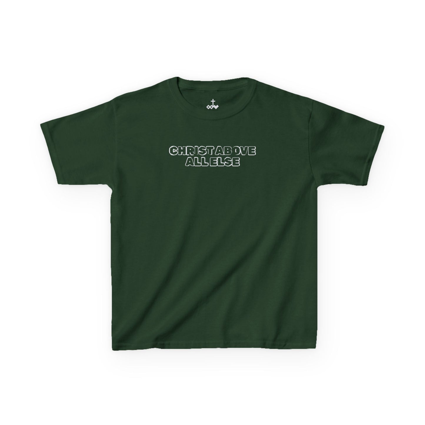 "Christ Above All Else" Kids Minimalist Graphic Tee