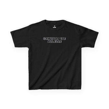 "Christ Above All Else" Kids Minimalist Graphic Tee