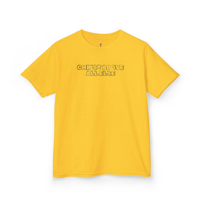 "Christ Above All Else" Kids Minimalist Graphic Tee