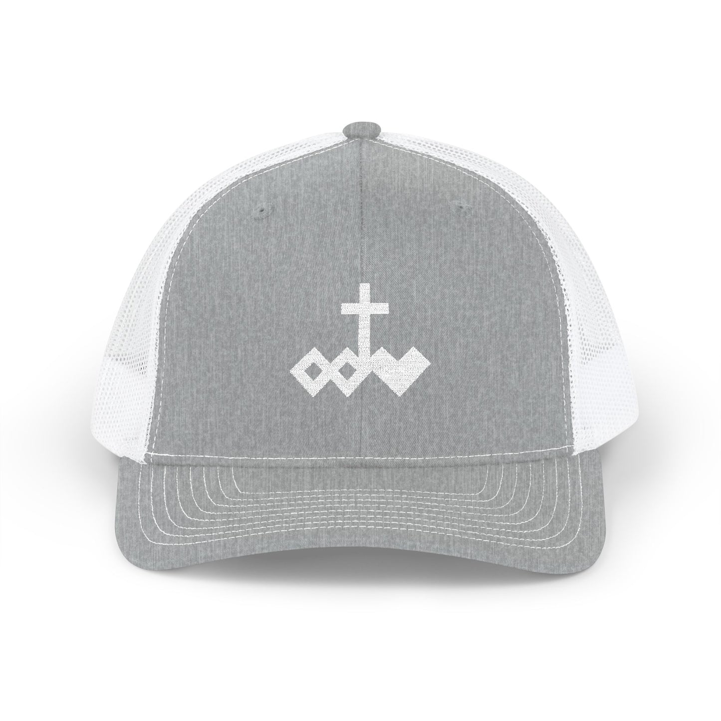 Embroidered Logo Snapback Trucker Cap
