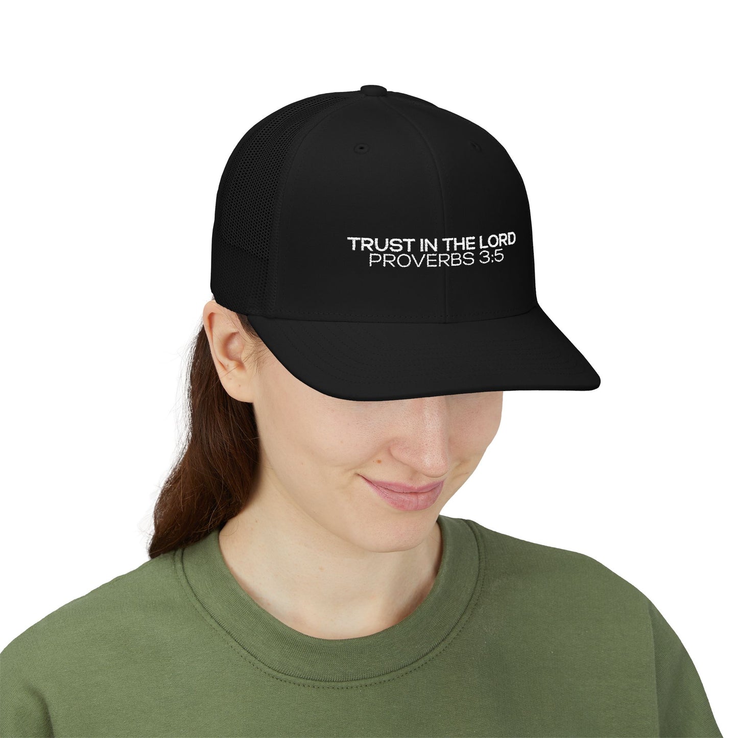Trust in the Lord Embroidered Trucker Cap
