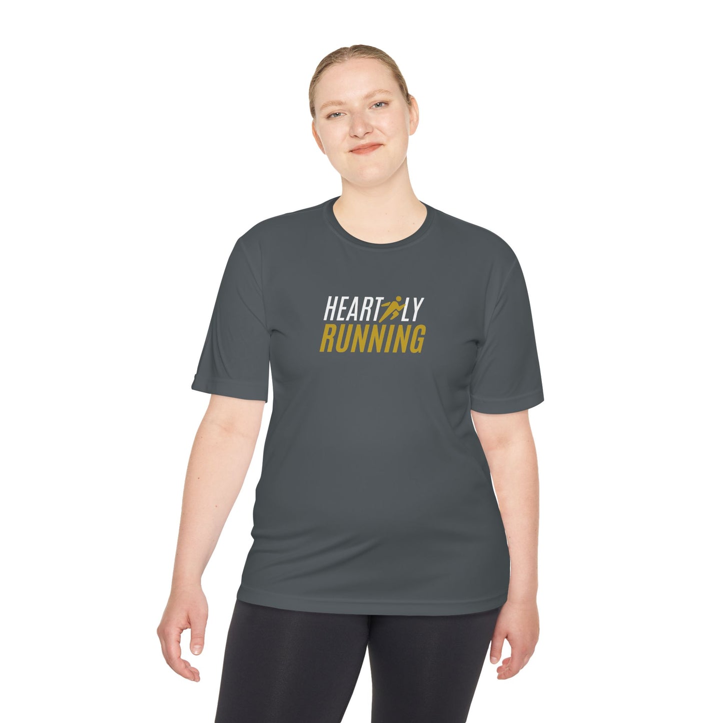 Heartily Running Moisture-Wicking Performance Tee