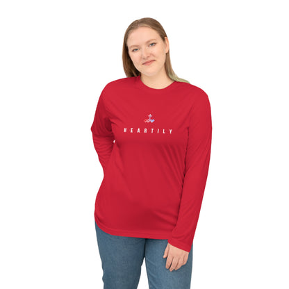Gradient Logo & Heartily Performance Long Sleeve Shirt