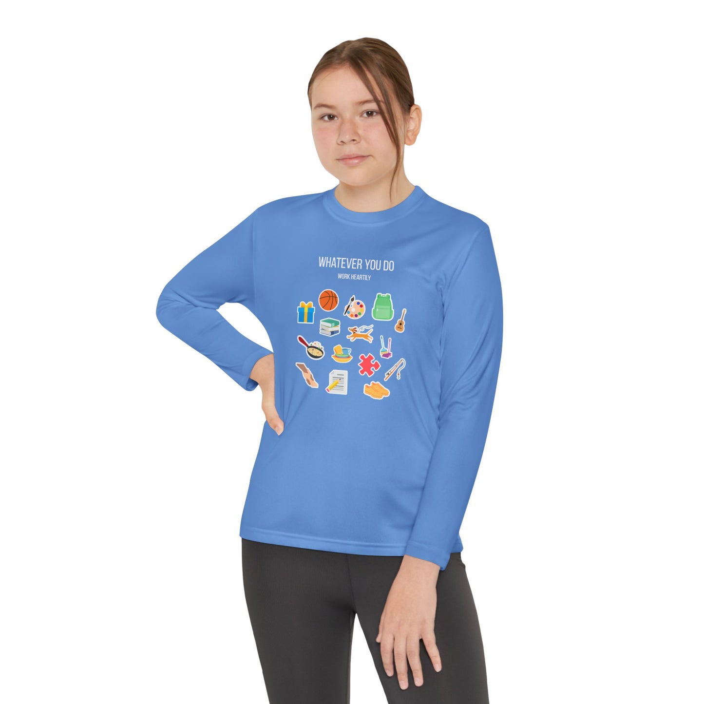 'Whatever You Do' Youth Long Sleeve Tee