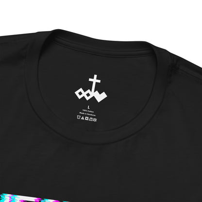 Unisex Glitch Jersey Short Sleeve Tee