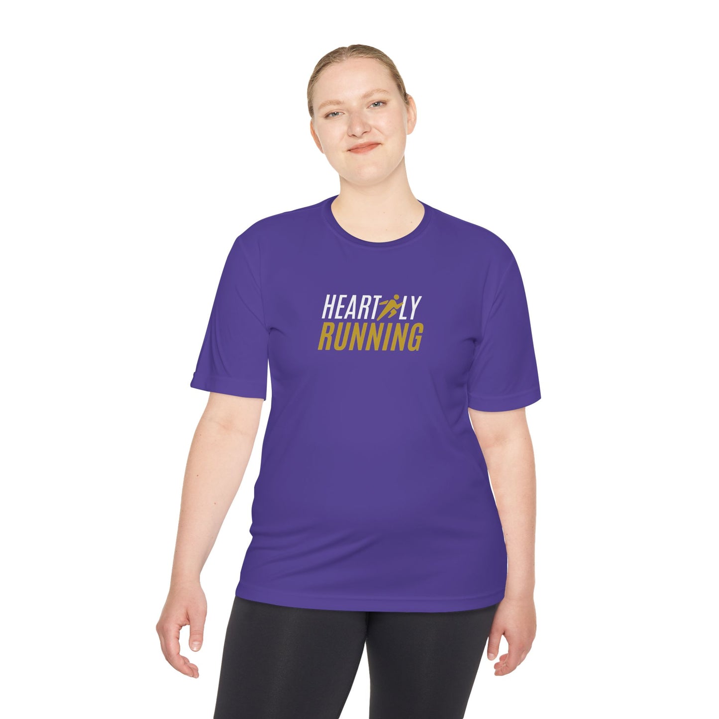 Heartily Running Moisture-Wicking Performance Tee
