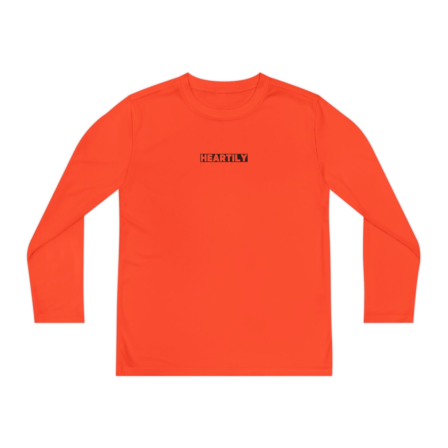 Block Font Youth Long Sleeve Tee