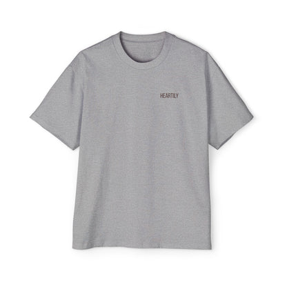 Heartily Men's Camo Logo Heavy Oversized Tee