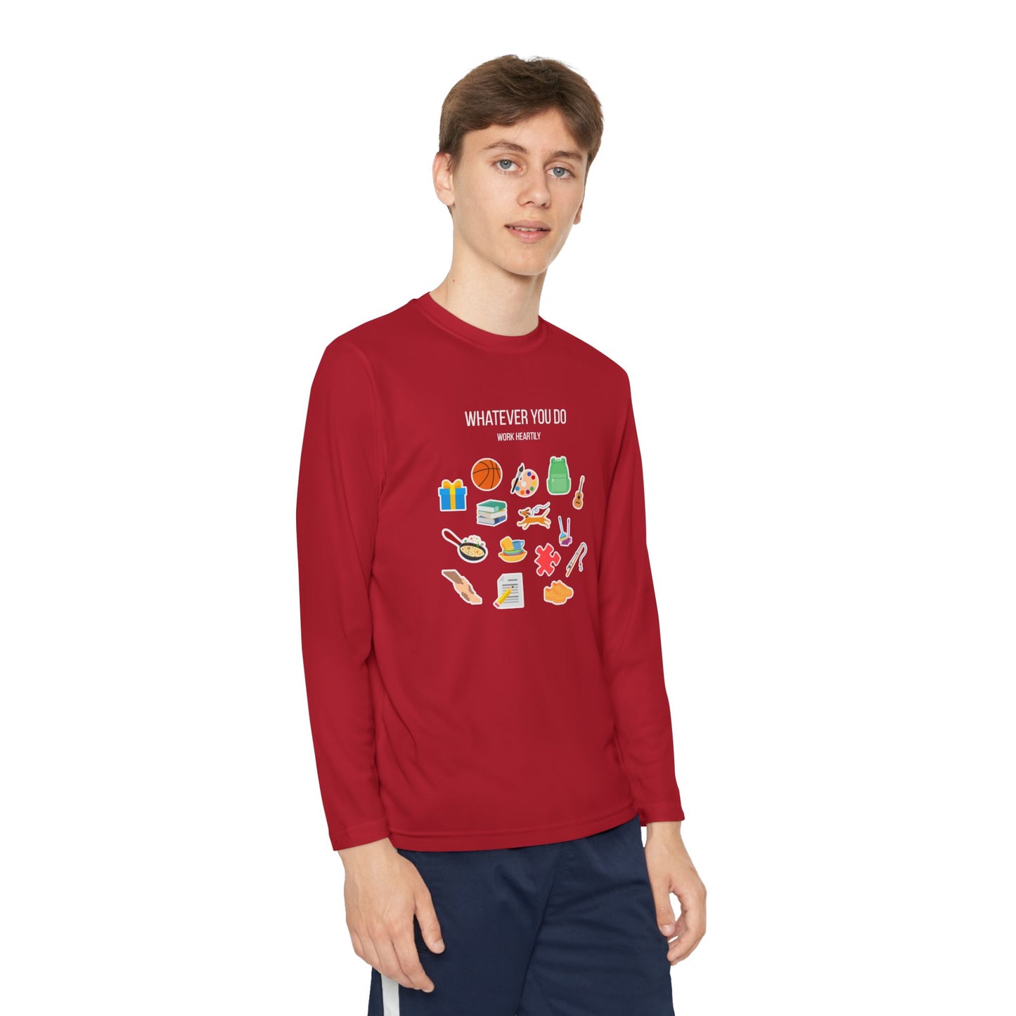 'Whatever You Do' Youth Long Sleeve Tee