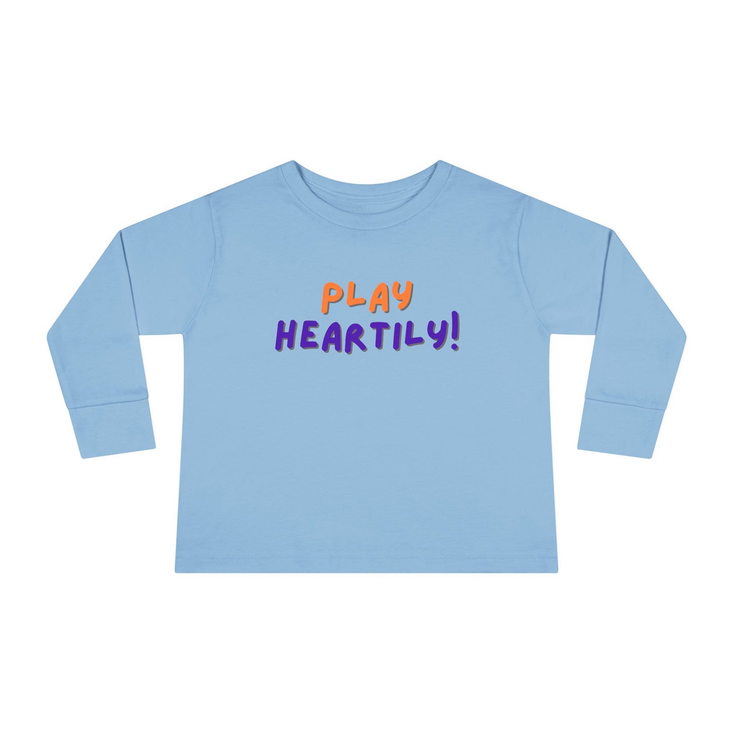 'Play Heartily!' Toddler Long Sleeve Tee