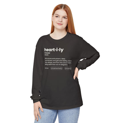 Heartily Definition Long Sleeve Tee