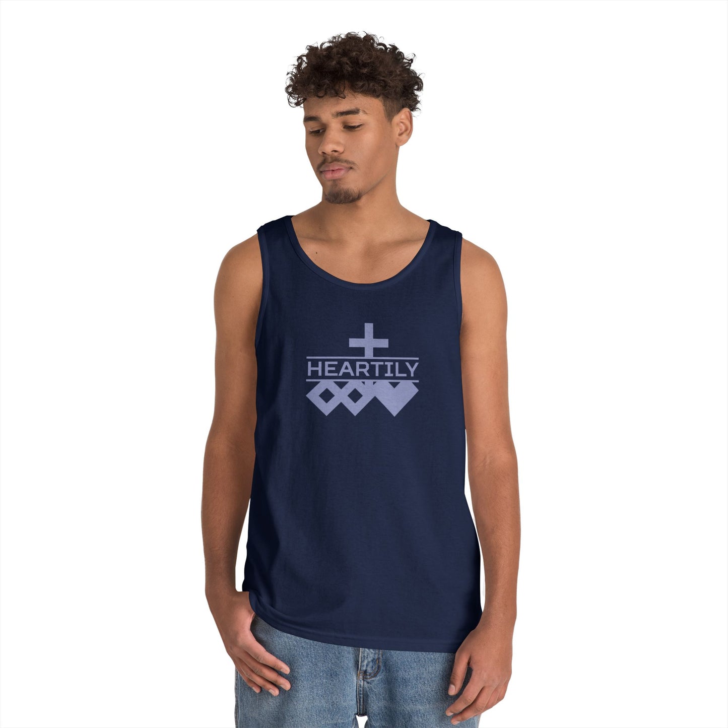 Unisex Heartily Logo Tank Top