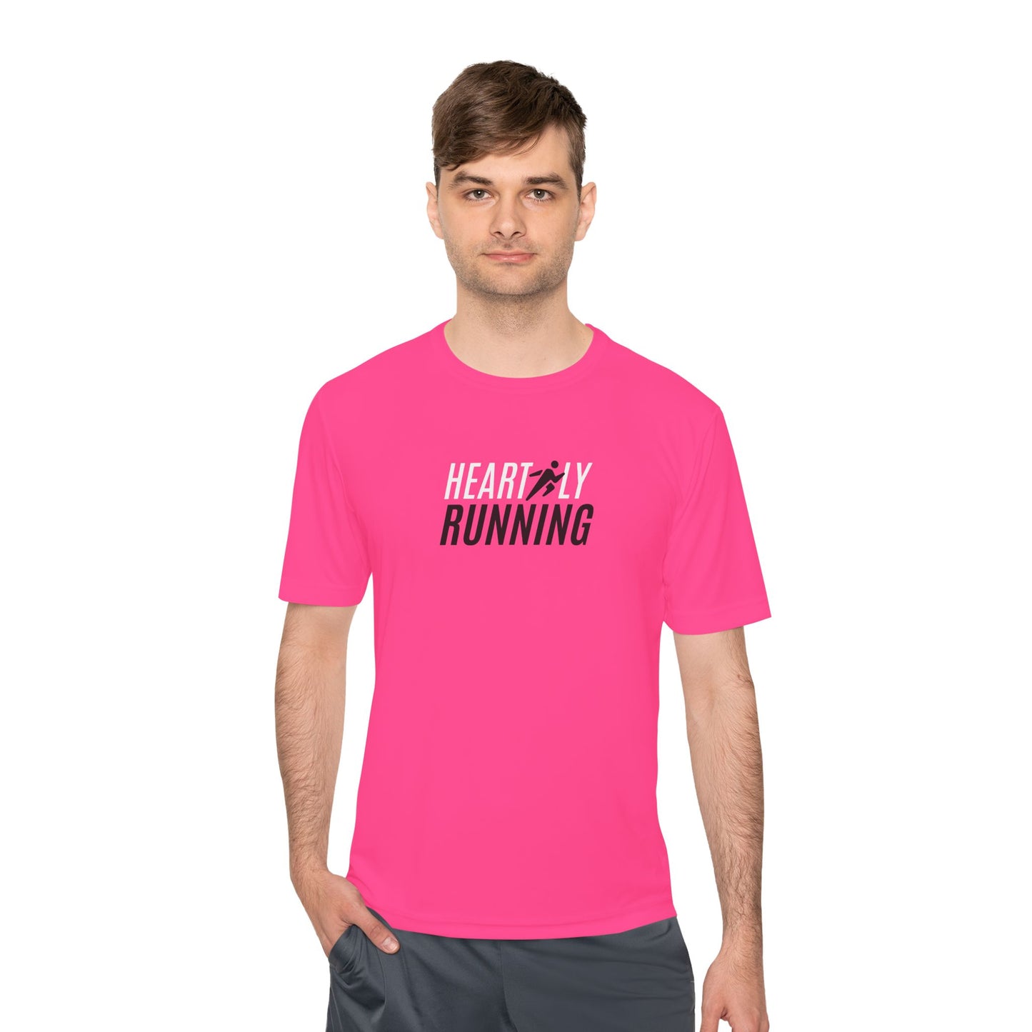 Heartily Running Moisture-Wicking Performance Tee