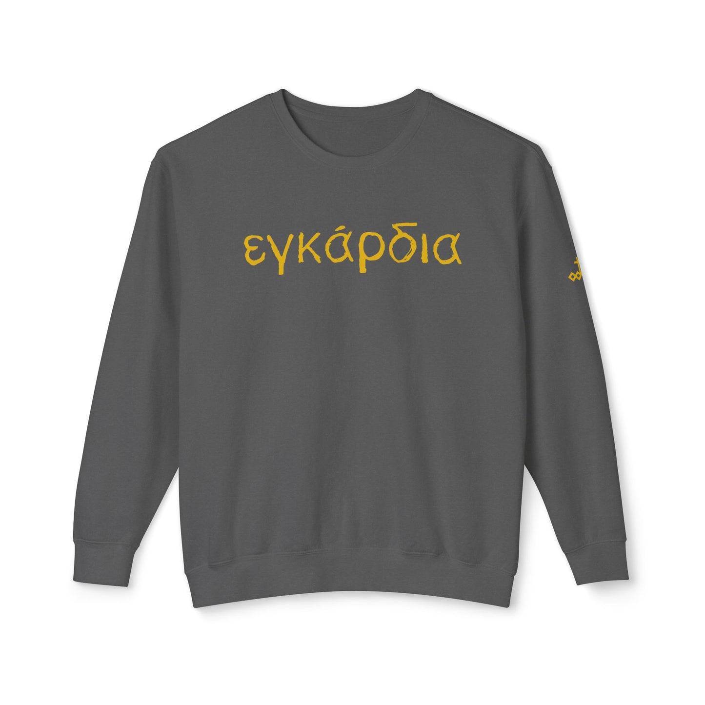 Greek "Heartily" Lightweight Crewneck Sweatshirt
