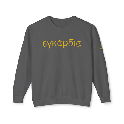 Greek "Heartily" Lightweight Crewneck Sweatshirt