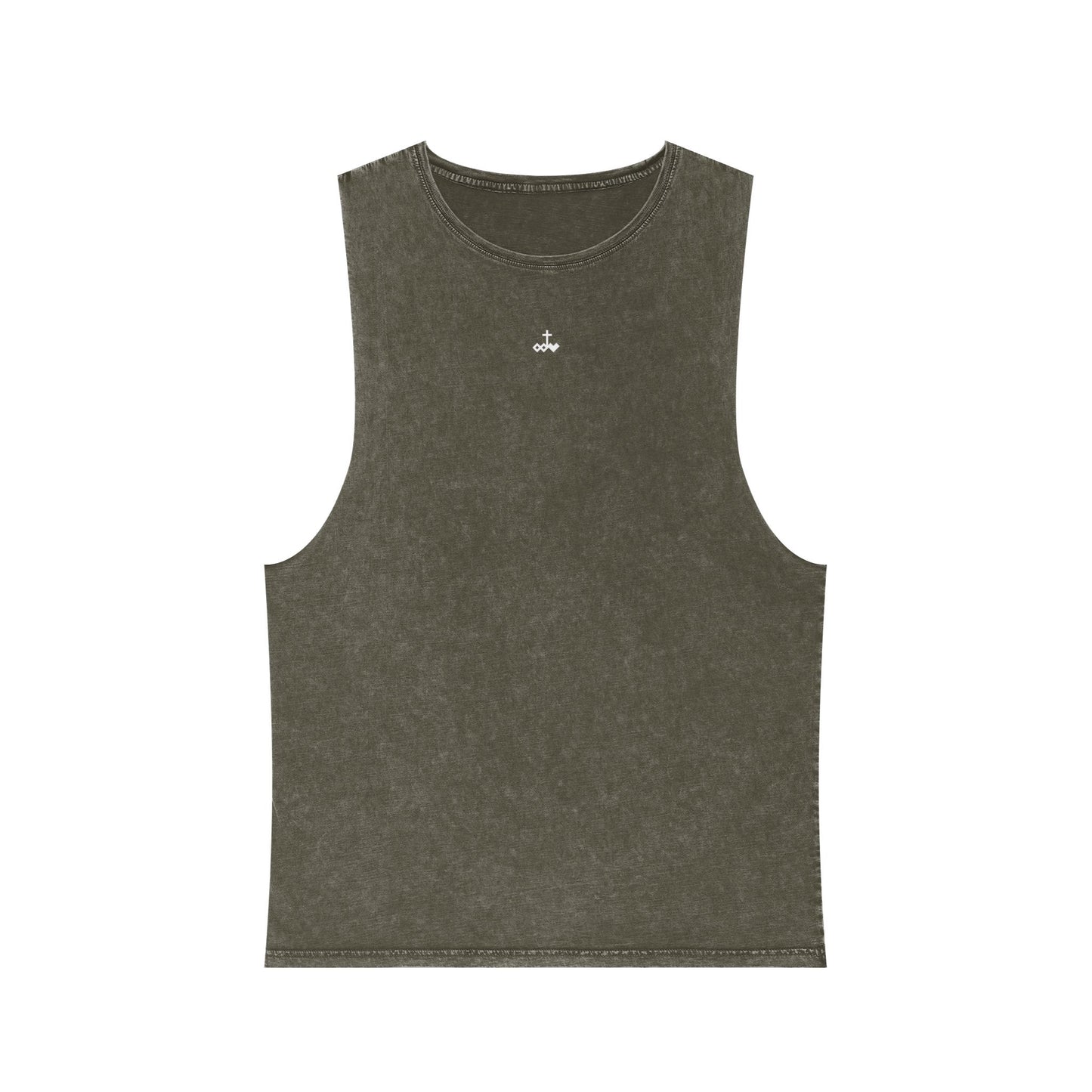 Unisex Logo Stonewash Tank Top