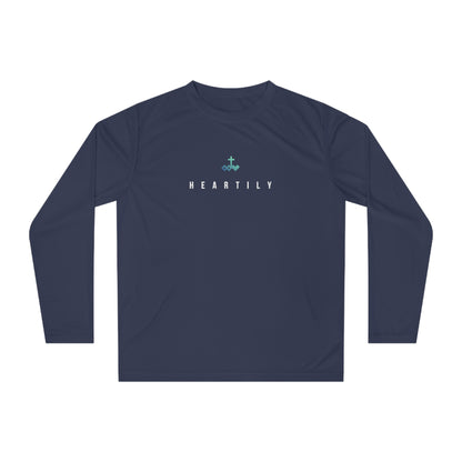 Gradient Logo & Heartily Performance Long Sleeve Shirt