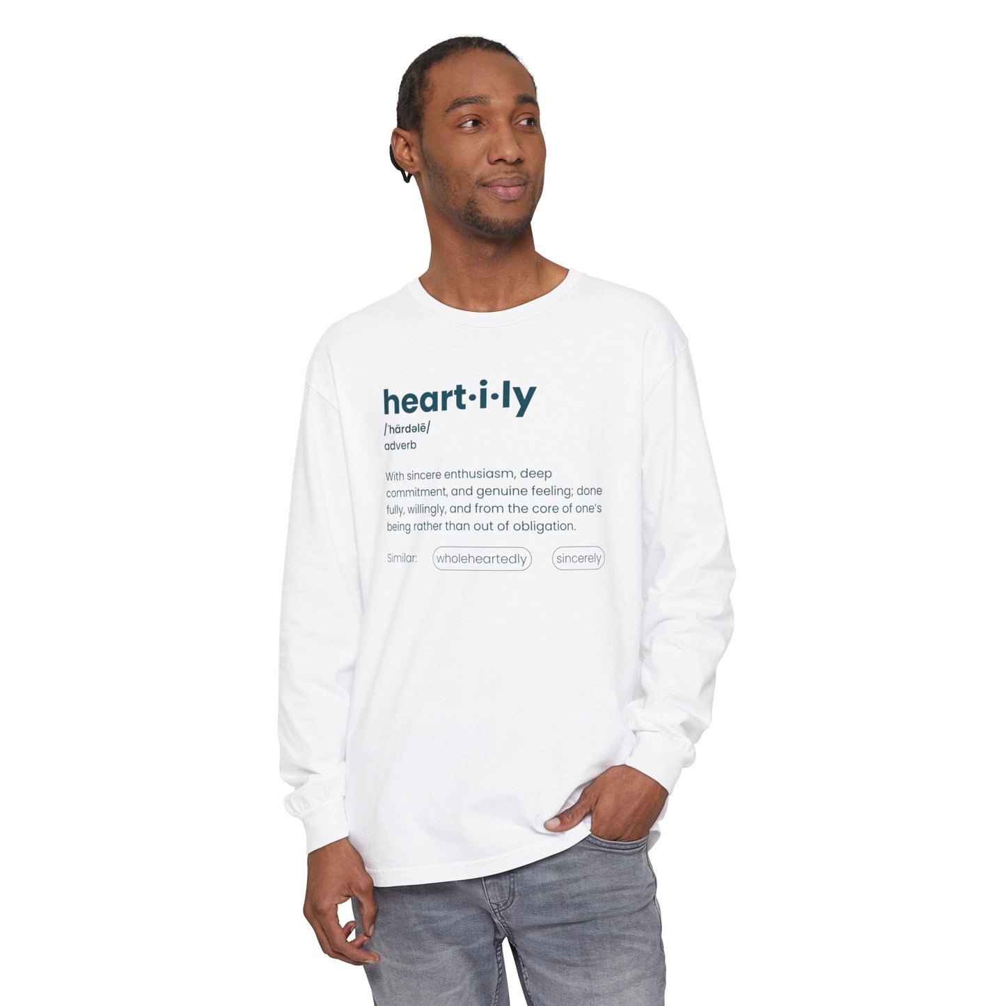 Heartily Definition Long Sleeve Tee