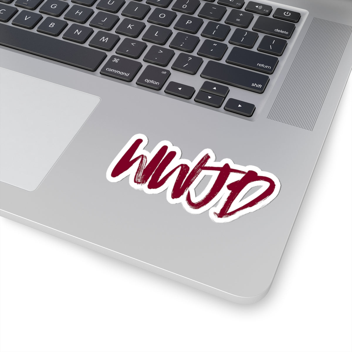 WWJD Script Sticker