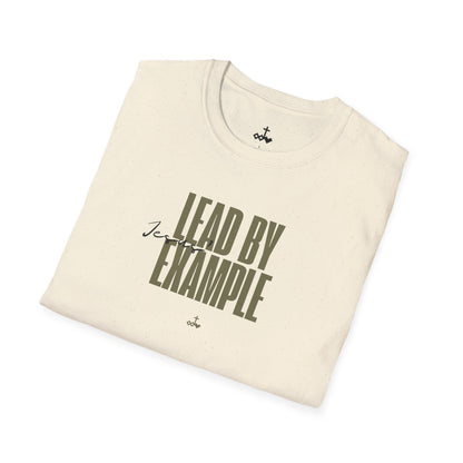 Lead by Jesus' Example Unisex Softstyle T-Shirt