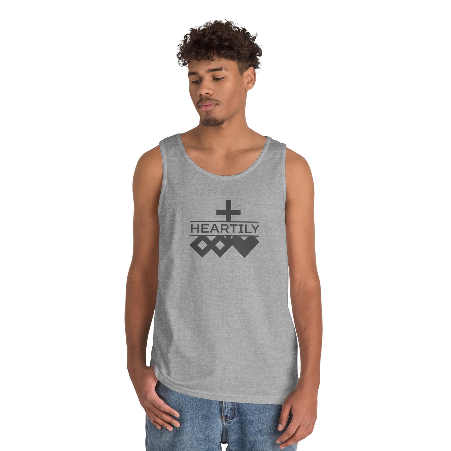 Unisex Heartily Logo Tank Top