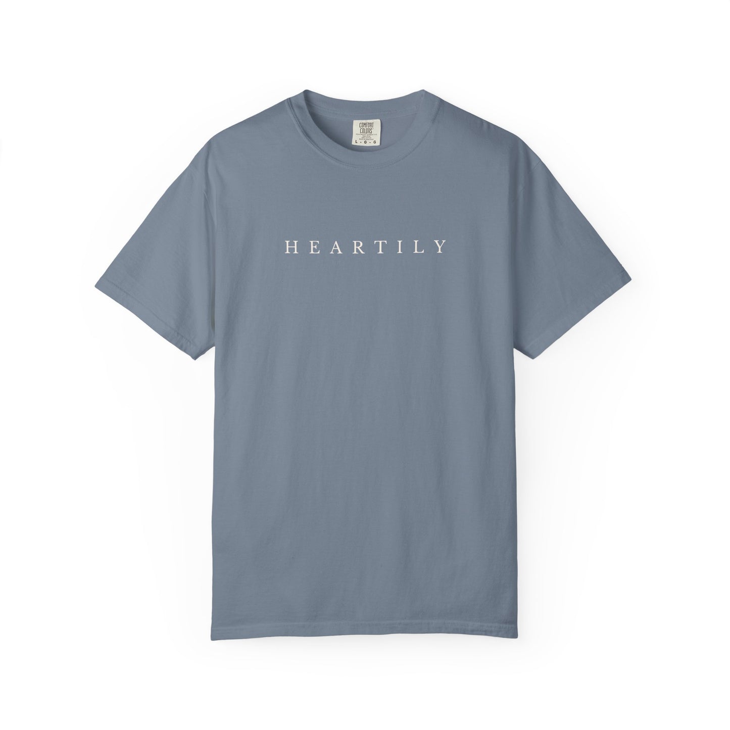 Plain Heartily Scripture T-Shirt
