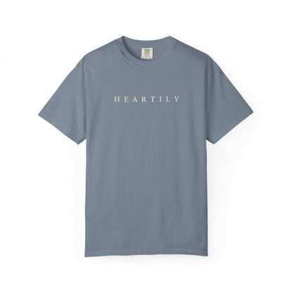 Plain Heartily Scripture T-Shirt