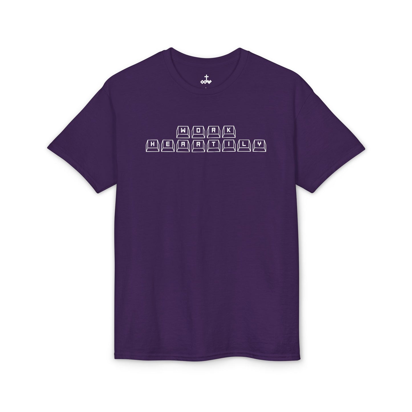 'Work Heartily' Keyboard T-Shirt