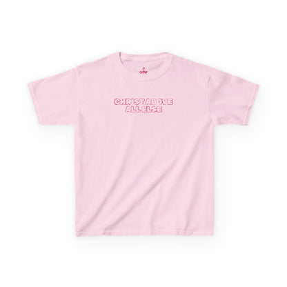 "Christ Above All Else" Kids Minimalist Graphic Tee