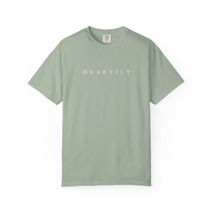 Plain Heartily Scripture T-Shirt