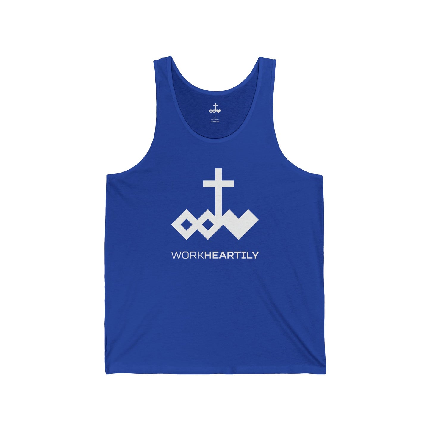 Logo & 'Work Heartily' Tank Top