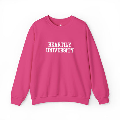 Heartily University Unisex Crewneck Sweatshirt