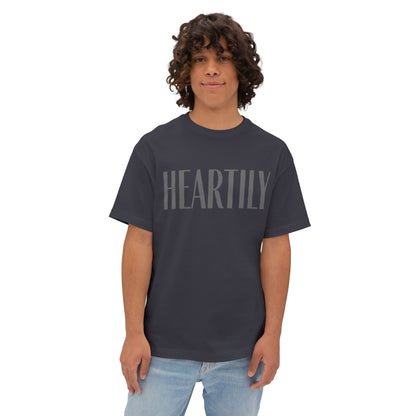 Vintage Heartily Oversized Unisex Tee