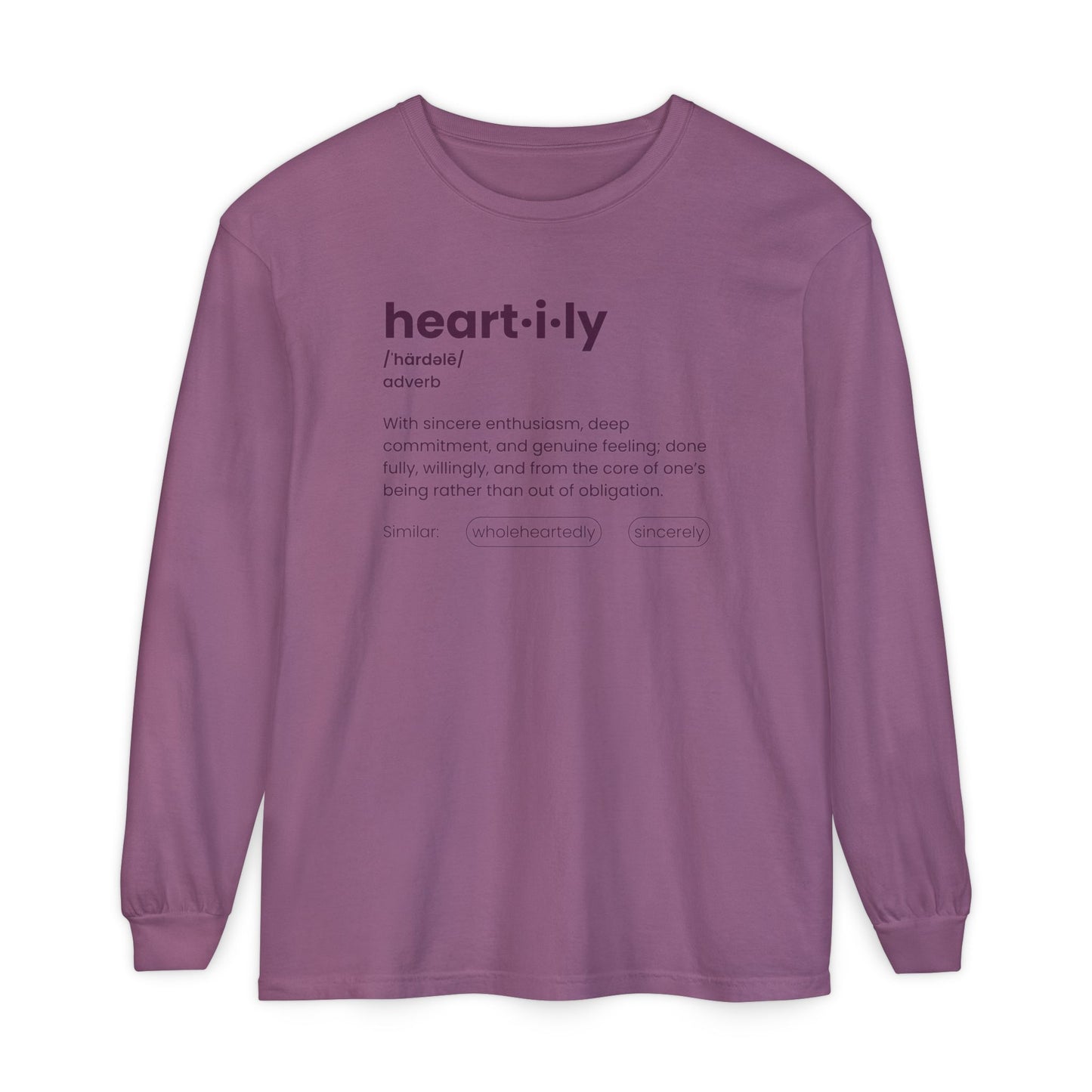 Heartily Definition Long Sleeve Tee