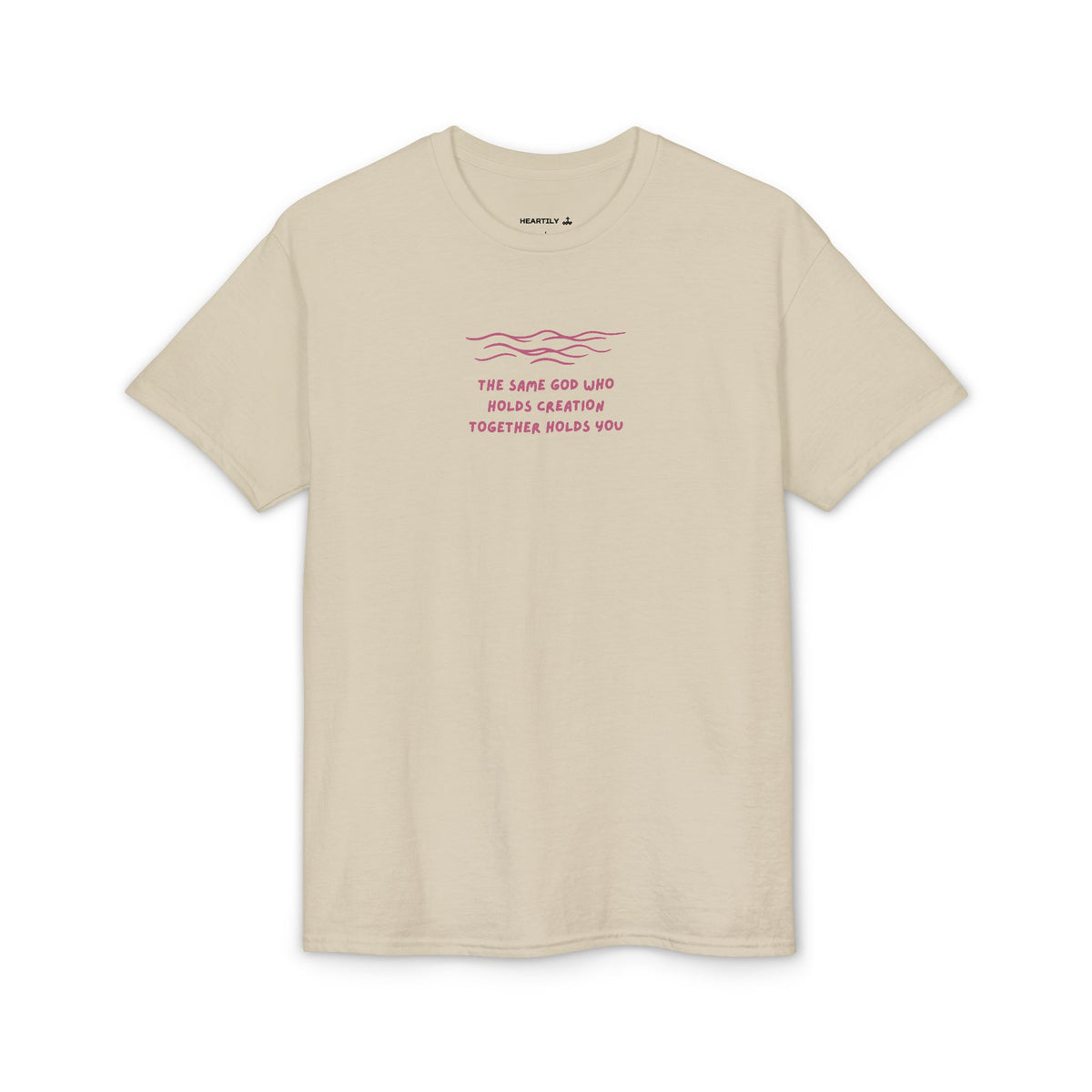 Waves & Quote Minimal T-Shirt