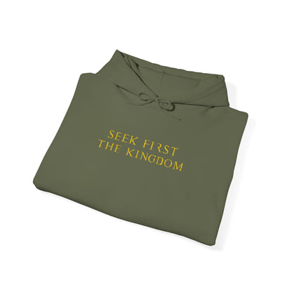 'Seek First the Kingdom' Black Pullover