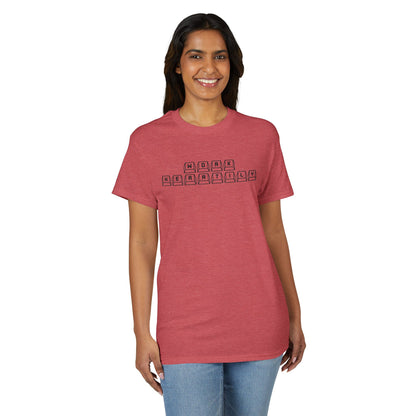 'Work Heartily' Keyboard T-Shirt
