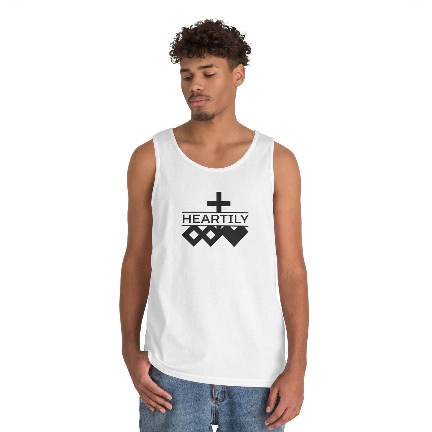 Unisex Heartily Logo Tank Top